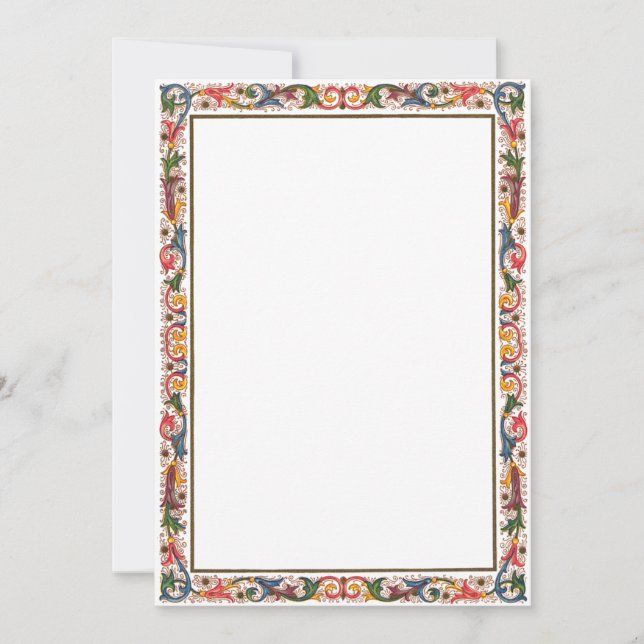 Antik italiensk kant Spara datum-mall Spara Datumet (Framsida)