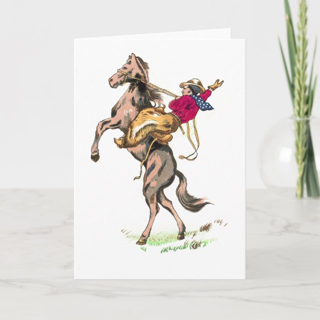 Antik japansk Buckaroo 6 Kort (Framsida)