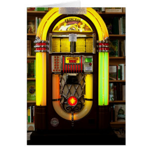 Antik Jukebox Hälsningskort
