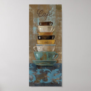 Antik kaffe koppar poster
