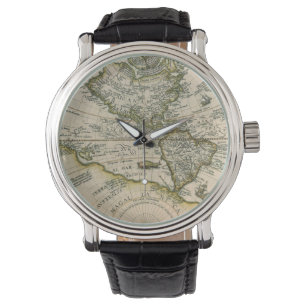 Antik Karta, 1596, America Sive Novus Orbis Armbandsur