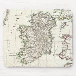 Antik karta över Irland (1771) Musmatta