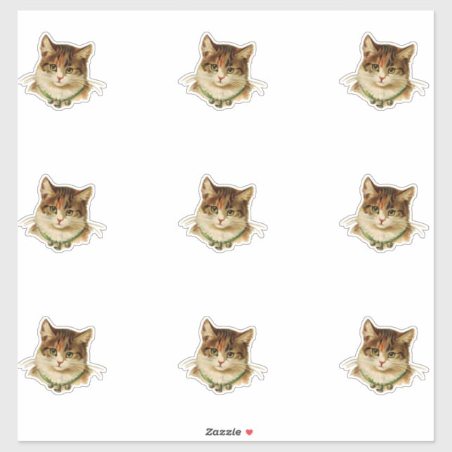 Antik katt klistermärken (Ark)