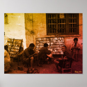 Antik Kina Changsha boklån Poster