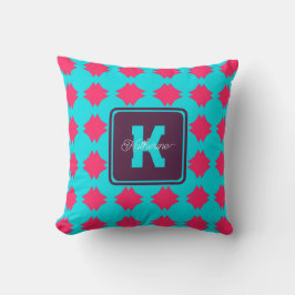 Antik Kuddcover med Monogram för Mors Dags Present Kudde