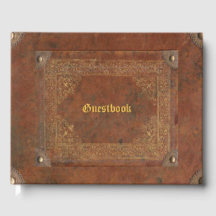 Antik läderLook Gästböcker