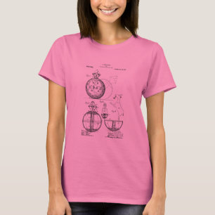 Antik leksak 1908 Roly Poly Patentritning T-shirt