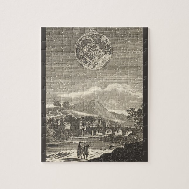 Antik måne från renässansen av Allain Mallet Pussel (Vertikal)