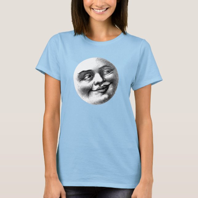 Antik månskiva  t shirt (Framsida)