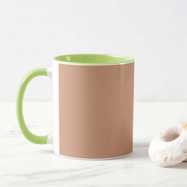 Antik mässingsmugg mugg (Med munk)