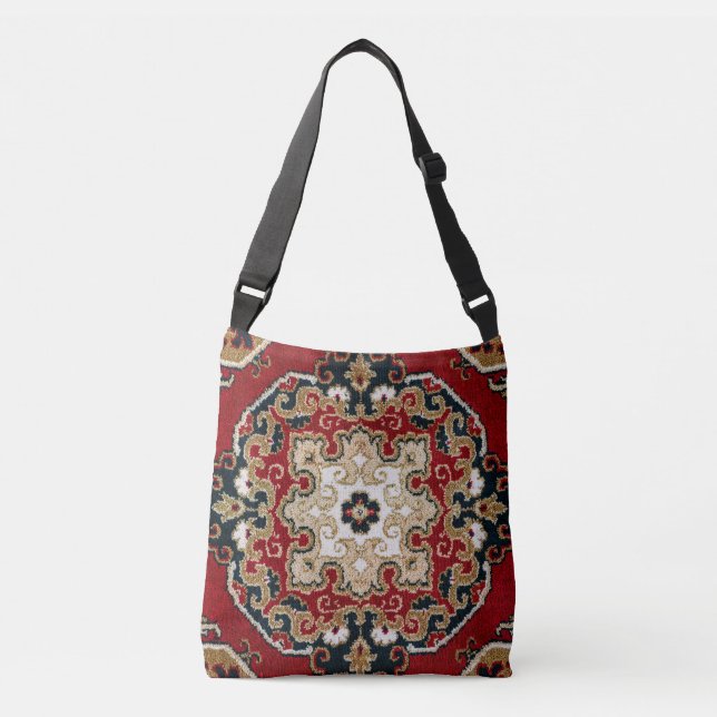Antik Matta Kilim Axelväska (Framsida)