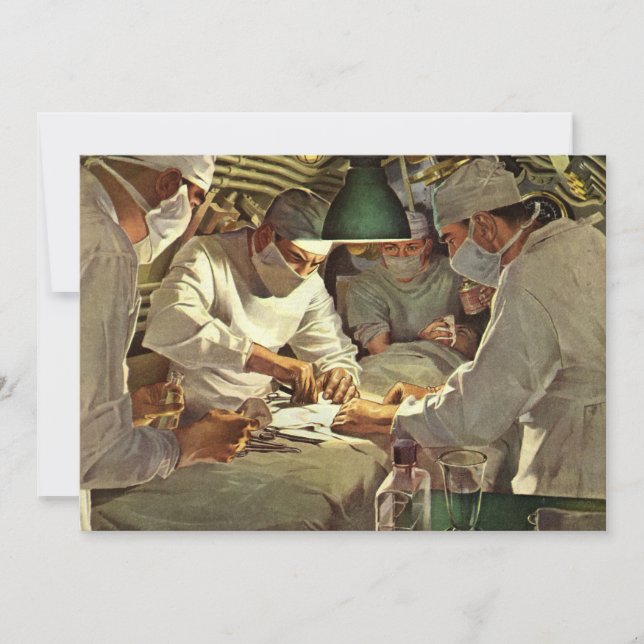 Antik medicin, läkare som utför kirurgi på akuten (Framsida)