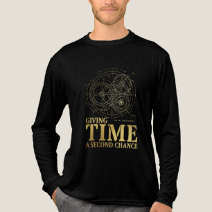 Antik mekanisk klockdiagram t shirt