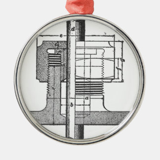 Antik mekanisk verktygingenjör julgransprydnad metall