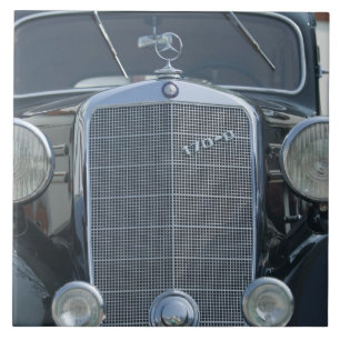 antik Mercedes 2 Kakelplatta