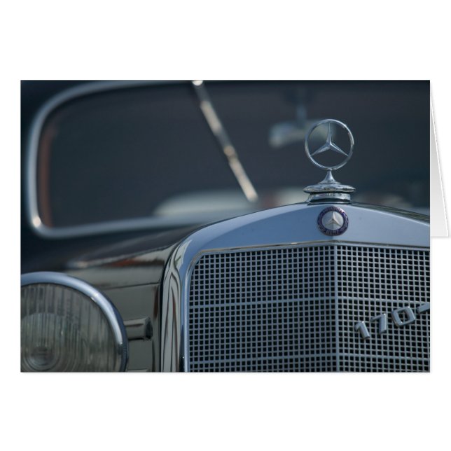antik Mercedes 4 Hälsningskort (Framsidan Horizontal)