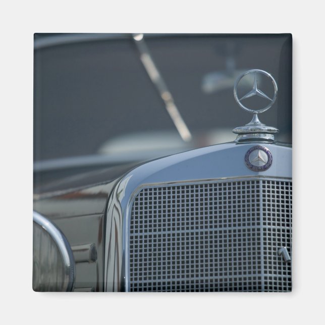 antik Mercedes 4 Magnet (Framsidan)
