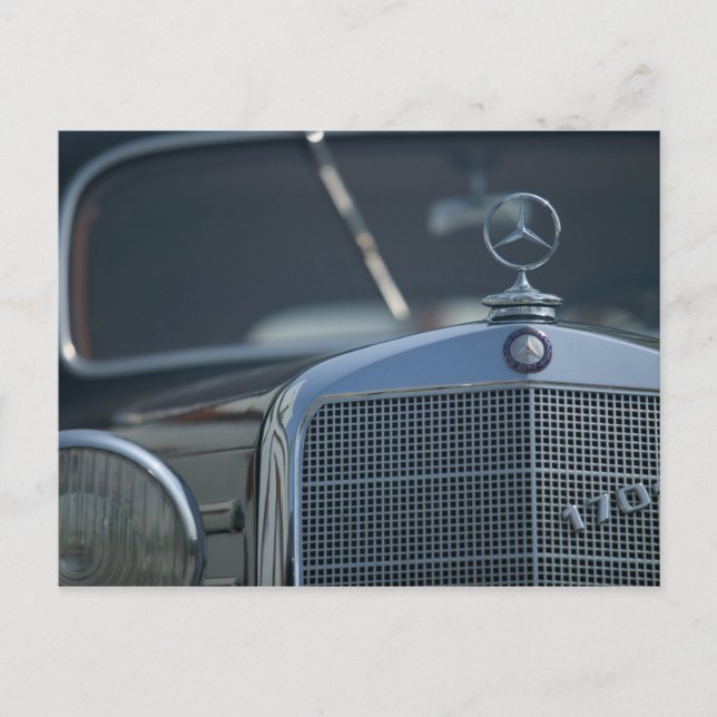 antik Mercedes 4 Vykort (Framsida)