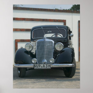 antik Mercedes Poster
