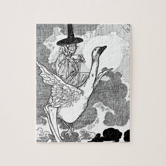 Antik Mor Gåos av Charles Robinson Pussel (Vertikal)