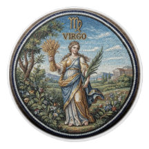 Antik mosaik Zodiak Jungfrun