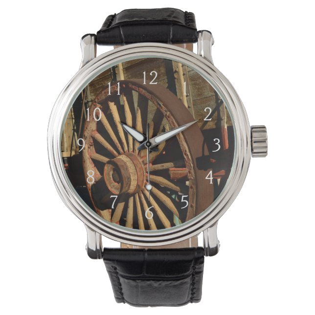 Antik multransportvagn armbandsur (Framsida)