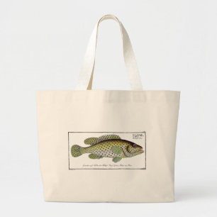 Antik naturhistoriafisk inte 1Totebag Jumbo Tygkasse