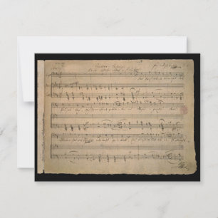 Antik notbladsmusik från 1822, Gammal mans sång
