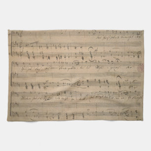 Antik notbladsmusik från 1822, Gammal mans sång Kökshandduk