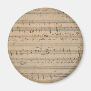 Antik notbladsmusik från 1822, Gammal mans sång Magnet