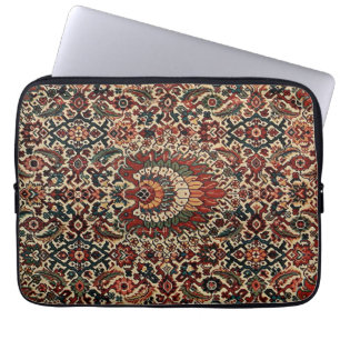 Antik orientalisk turkisk persisk matta laptop fodral