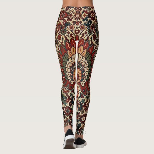 Antik orientalisk turkisk persisk matta leggings (Baksida)