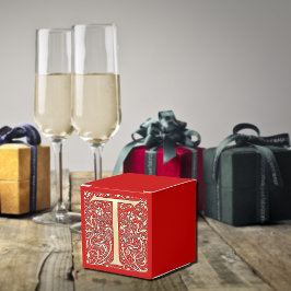 antik ornatmonogram - brev T Presentaskar