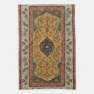 Antik persisk rik matta elegant mattan carpet kökshandduk