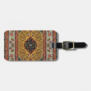 Antik persisk rik matta elegant mattor bagagebricka