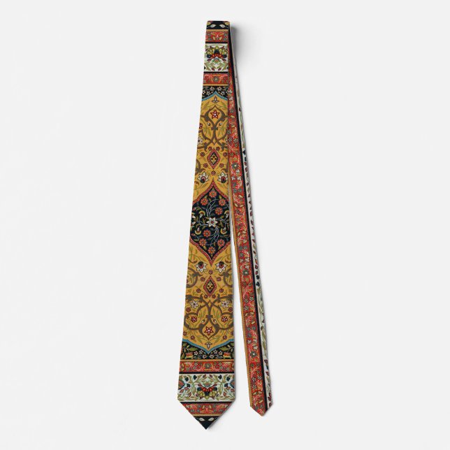 Antik persisk rik matta elegant mattor slips (Framsida)