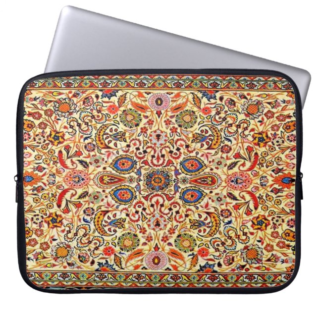 Antik persisk turkisk matta laptop fodral (Framsidan)