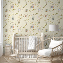 Antik Peter Rabbit Barnväggspapper