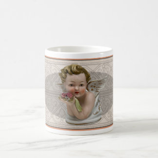 ANTIK PORSLINS POJKE KAFFEMUGG