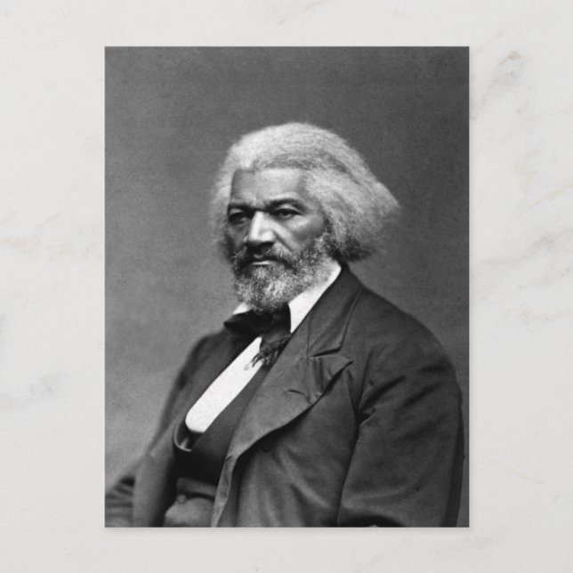 Antik porträtt av Frederick Douglass Vykort (Framsida)