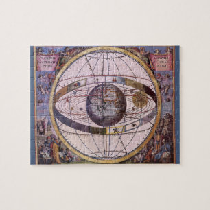Antik Ptolemaisk solsystem, Andreas Cellarius Pussel