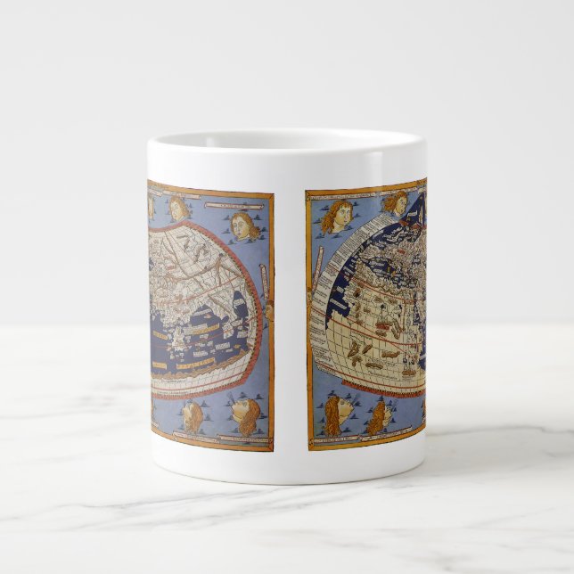Antik Ptolemaisk världskarta, Johannes från Arnshe Jumbo Mugg (Framsidan)