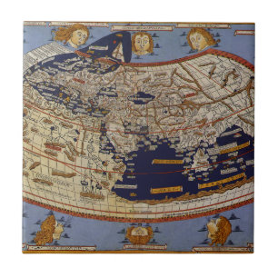 Antik Ptolemaisk världskarta, Johannes från Arnshe Kakelplatta