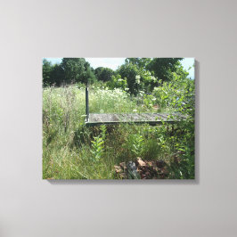 Antik rälsvagn canvastryck