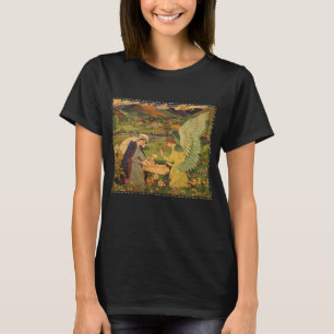 Antik religiös gobeläng med Jesusbarnet Kristus T Shirt