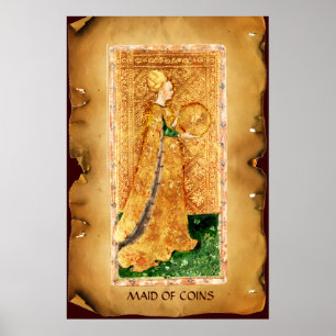 ANTIK RENAISSANCE TAROT  / PIGORNA AV MYNTER POSTER