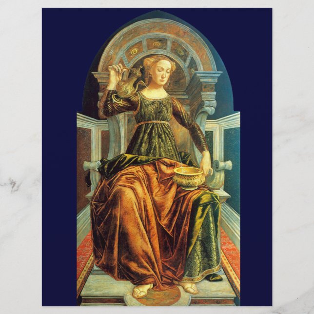 ANTIK RENAISSANCE TAROTKORT 14 / TEMPERANS (Framsida)