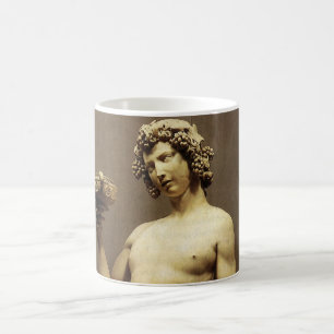 Antik Renässansstaty Bacchus av Michelangelo Kaffemugg