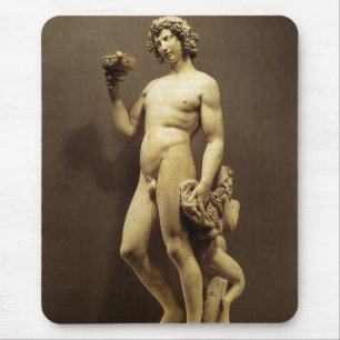 Antik Renässansstaty Bacchus av Michelangelo Musmatta