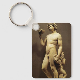 Antik Renässansstaty Bacchus av Michelangelo Nyckelring